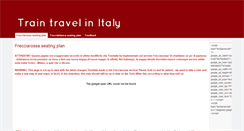Desktop Screenshot of frecciarossaseats.kazzeggio.com