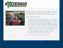 Tablet Screenshot of kazzeggio.com